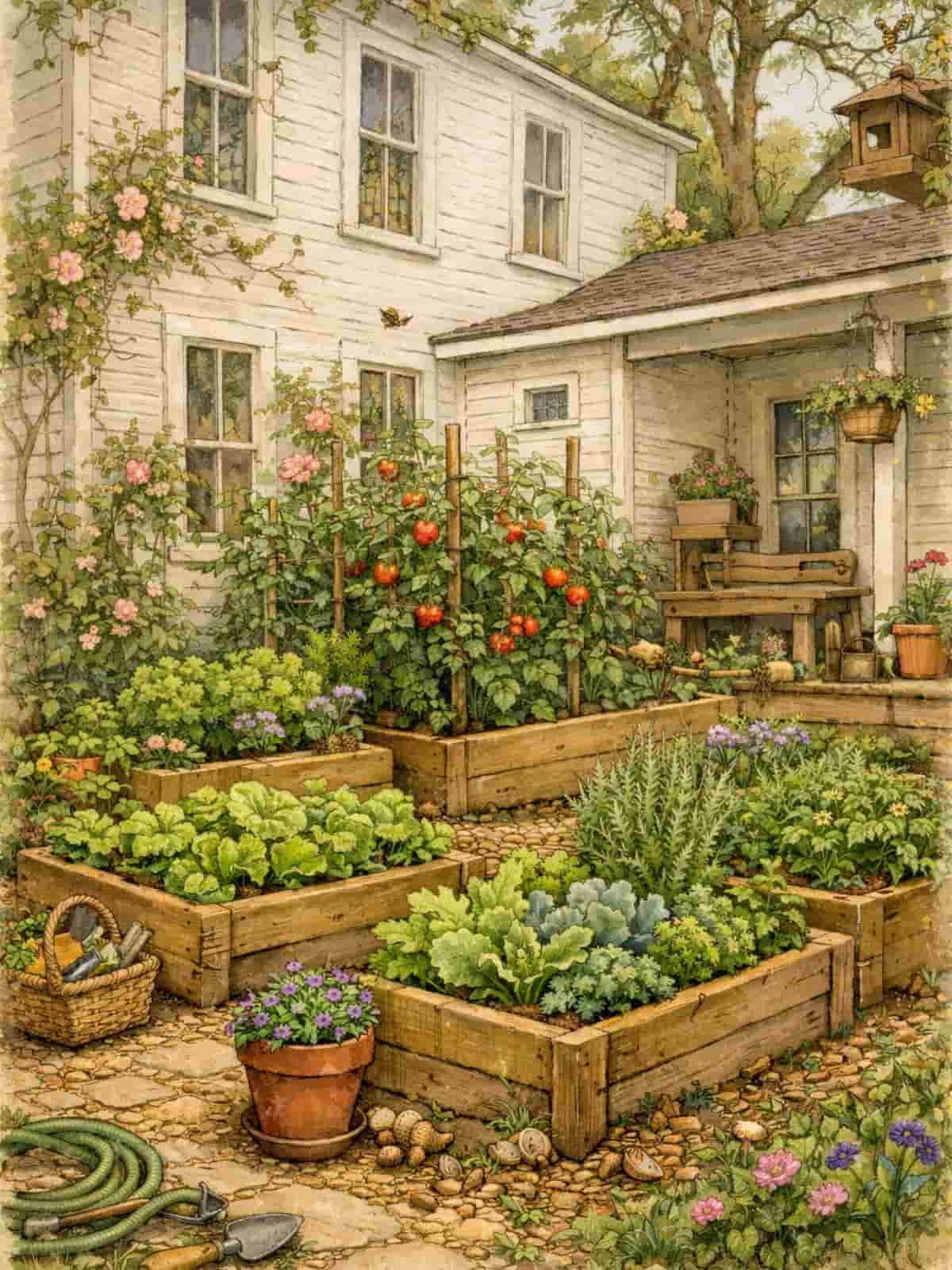 Why Having Two Gardens is a Good Idea: Planning the Kitchen Garden.