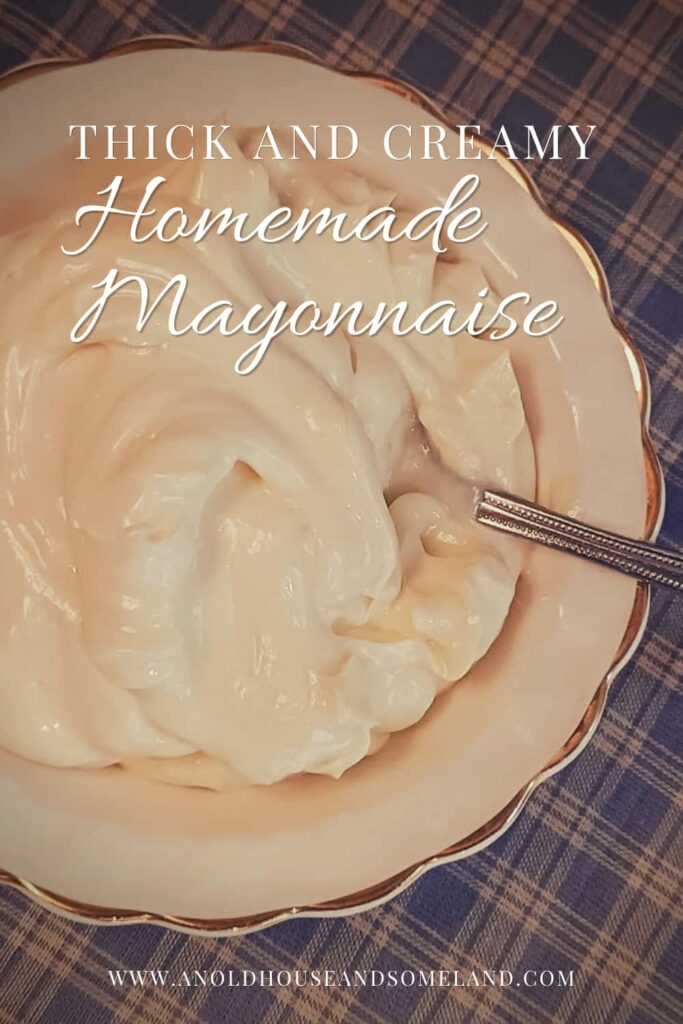 Thick and creamy homemade mayonnaise recipe.